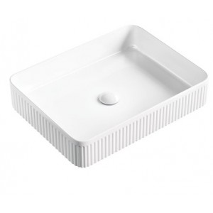 Square Gloss White Basin